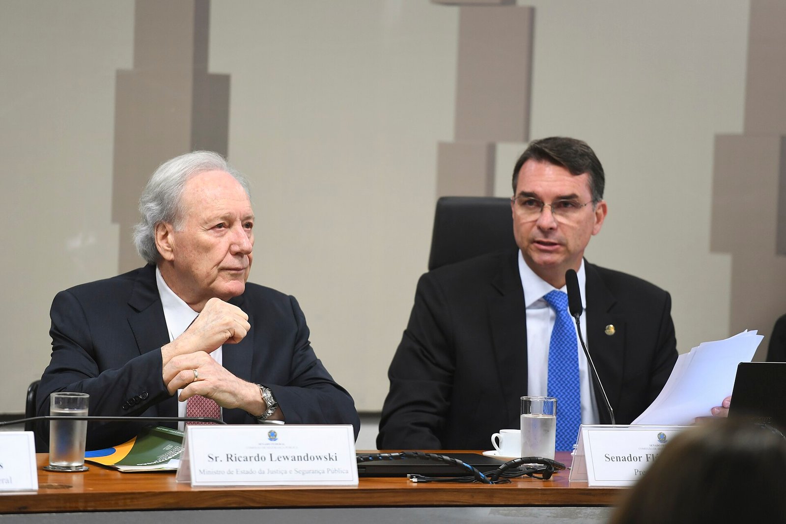 Reunião de comissão no Senado