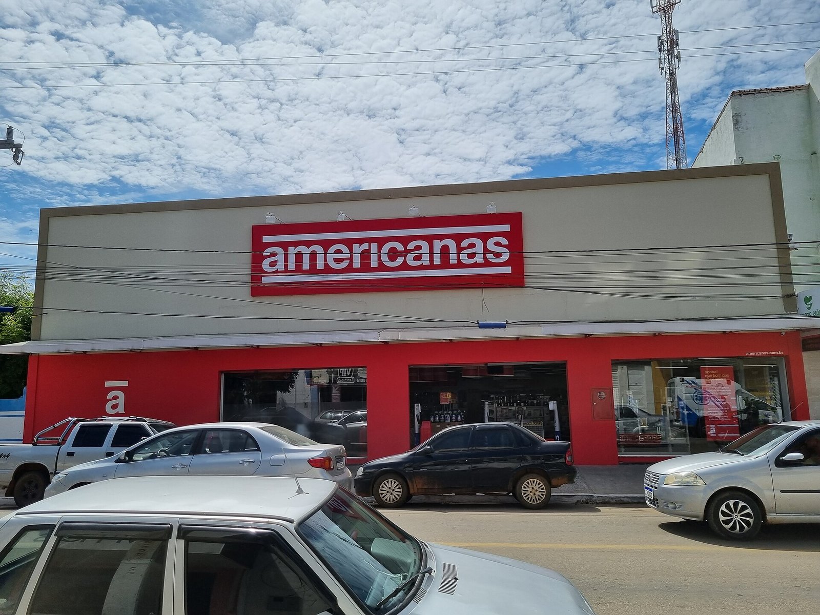 Fachada de unidade das Lojas Americanas