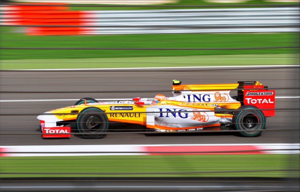Carro no GP do Bahrein