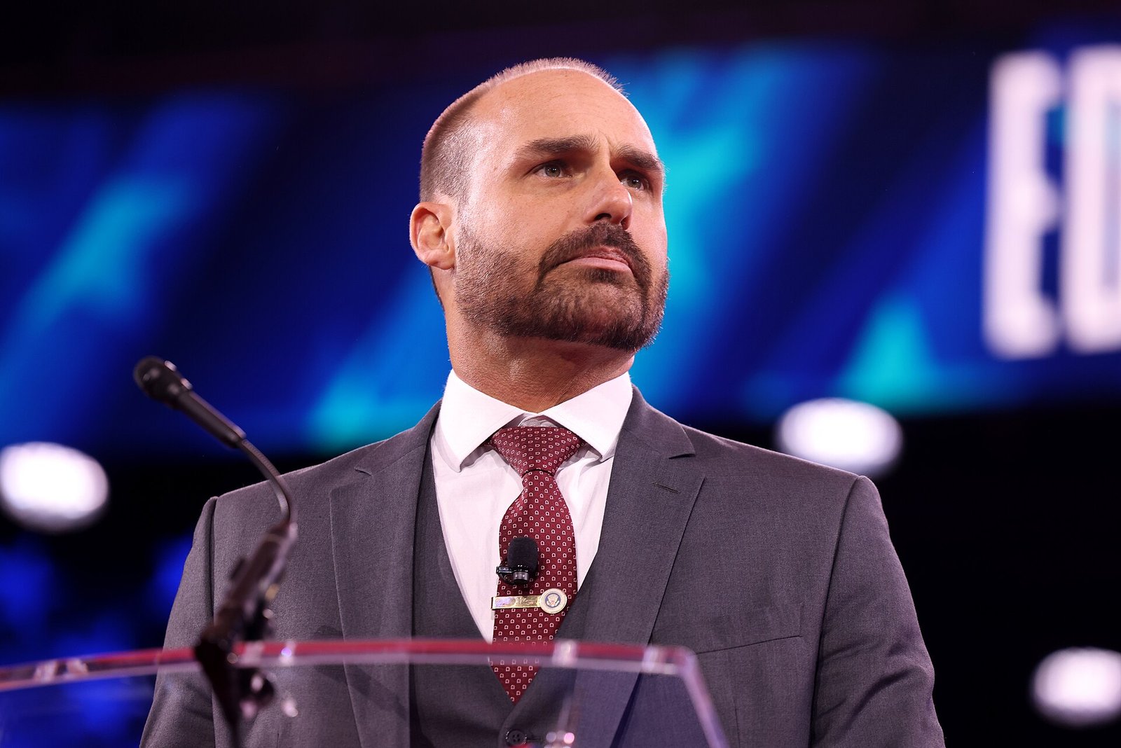 Eduardo Bolsonaro em discurso