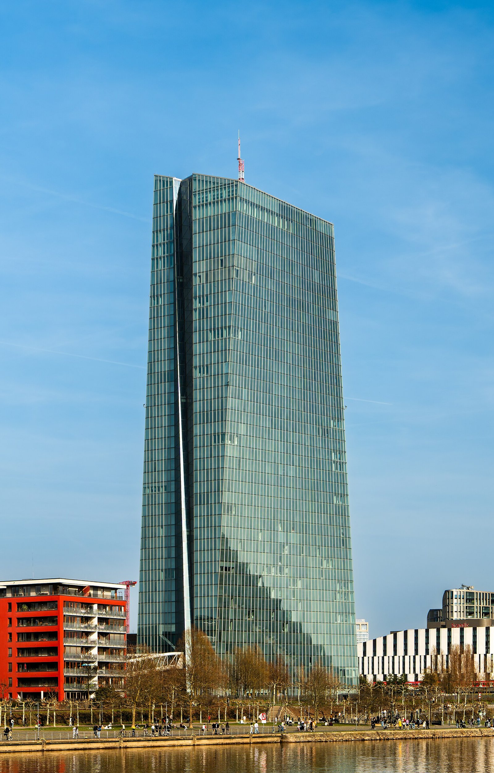 Sede do Banco Central Europeu em Frankfurt