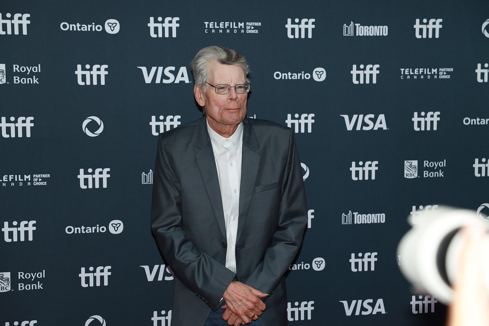 O escritor Stephen King no Festival de Toronto