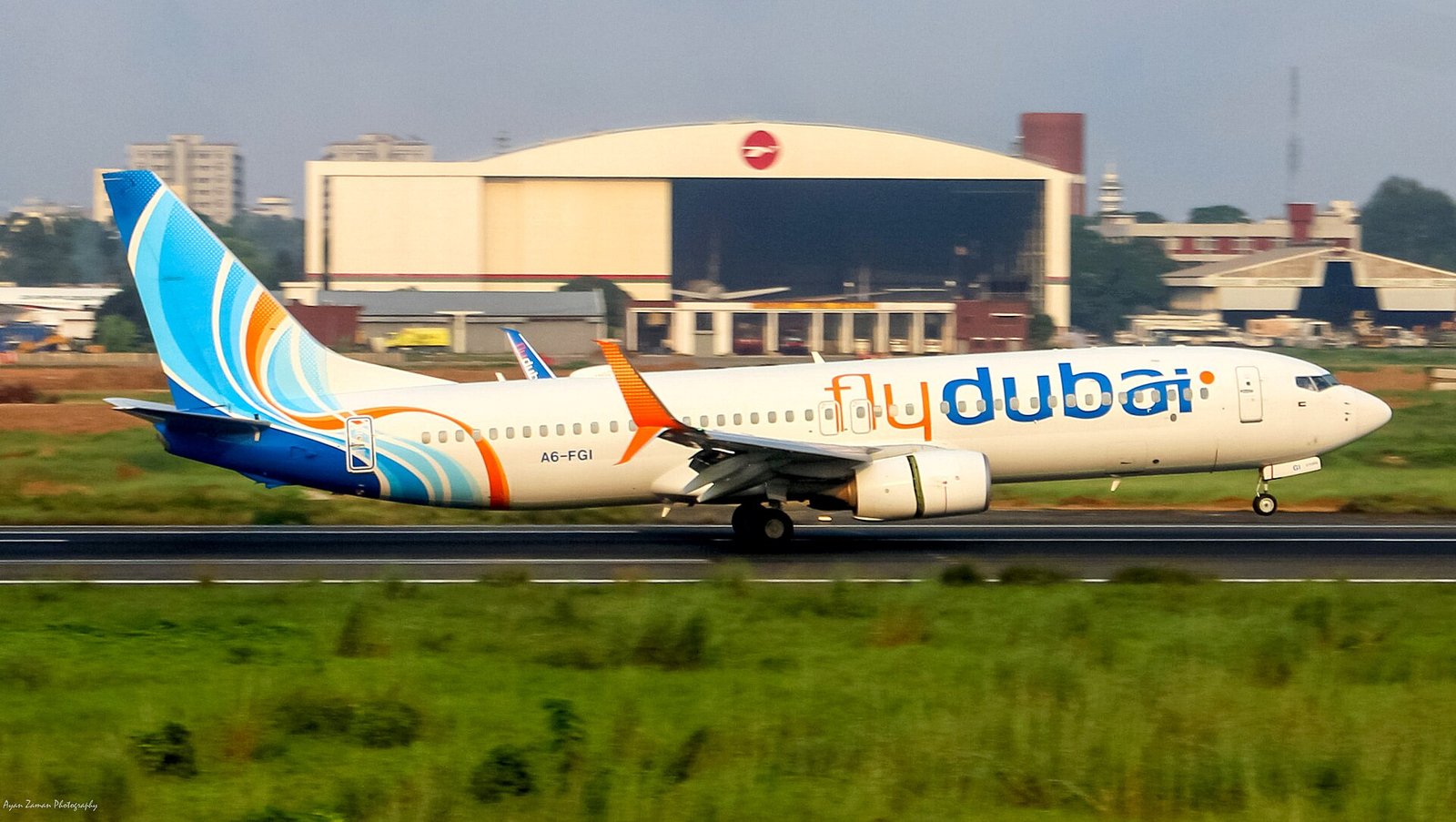 Aeronave da companhia aérea Flydubai