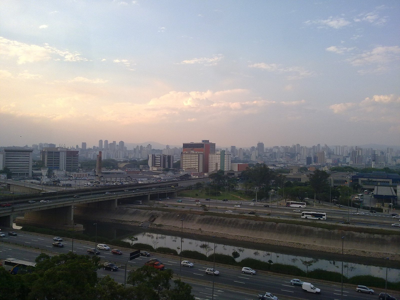 Marginal Tietê em São Paulo