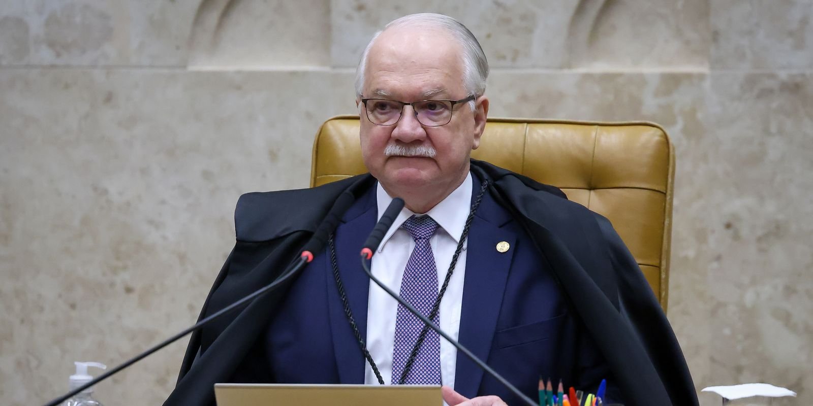 O ministro Edson Fachin