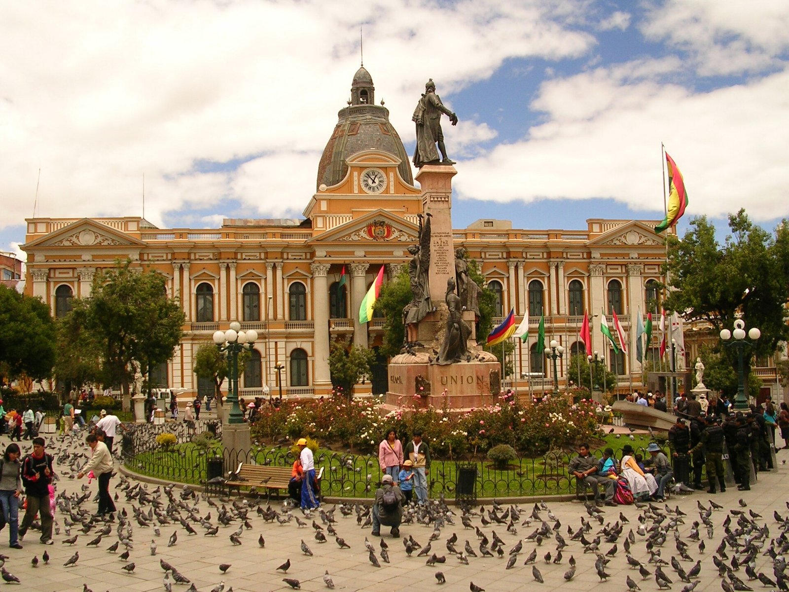 Plaza Murillo em La Paz, Bolívia