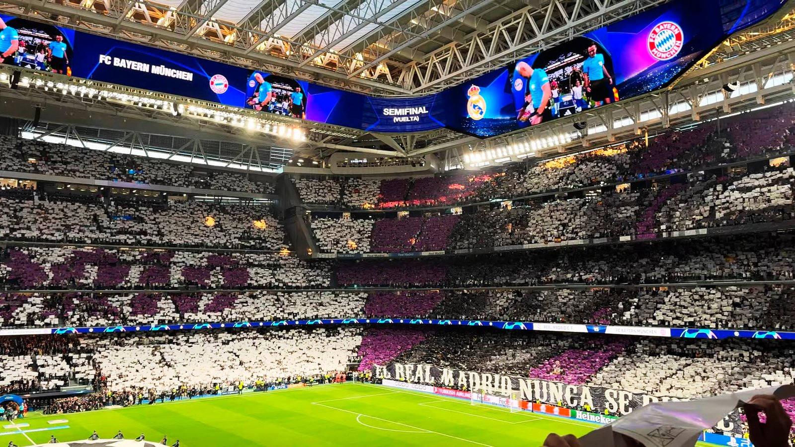 Estádio Santiago Bernabéu em Madri