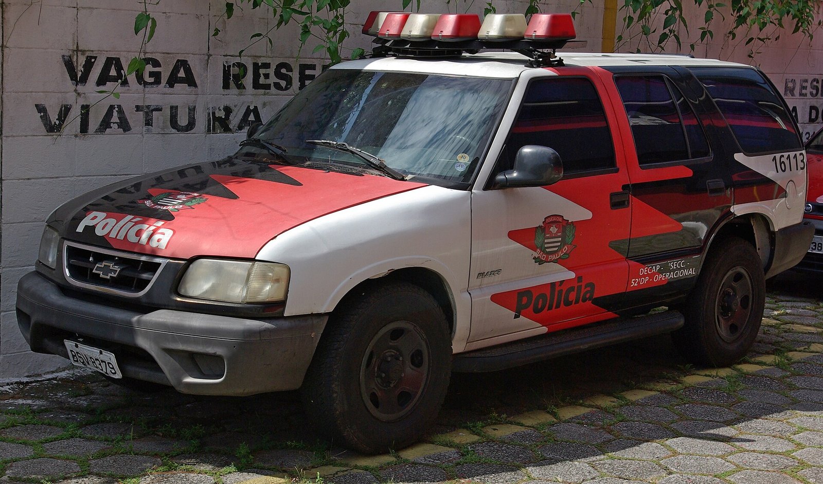 Viatura da Polícia Civil do Estado de São Paulo