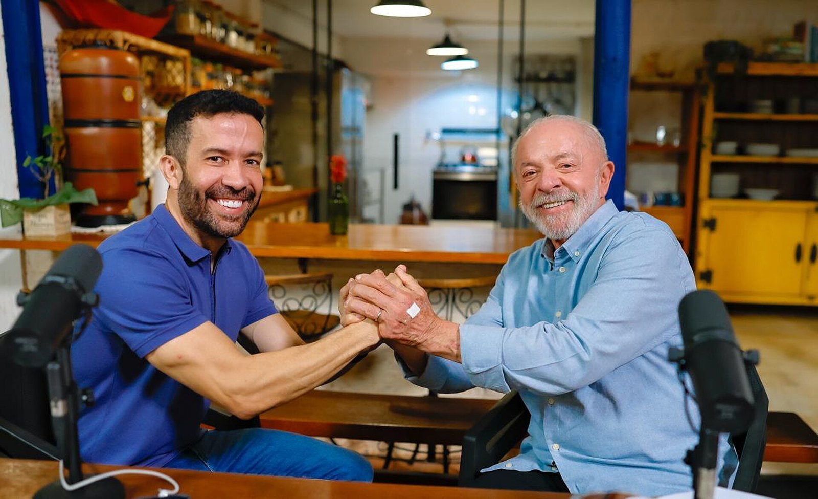Luiz Inácio Lula da Silva e André Janones