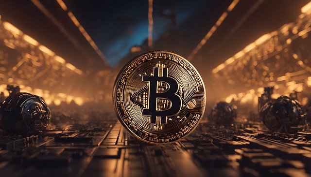 Moeda de Bitcoin